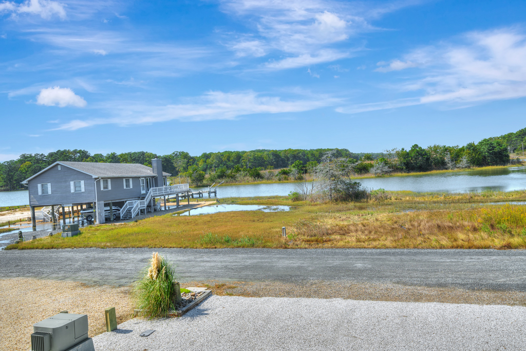 Amazing Views of Swan Gut from the Front Porch.