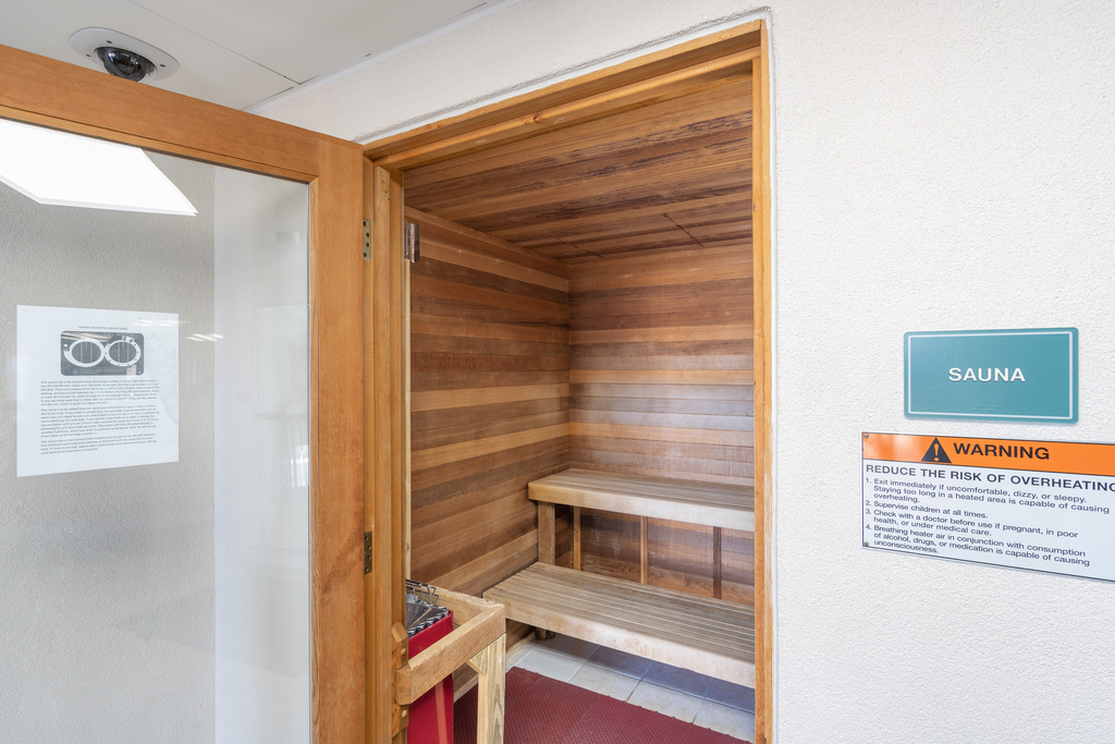 And end your day with some time in the Sauna!