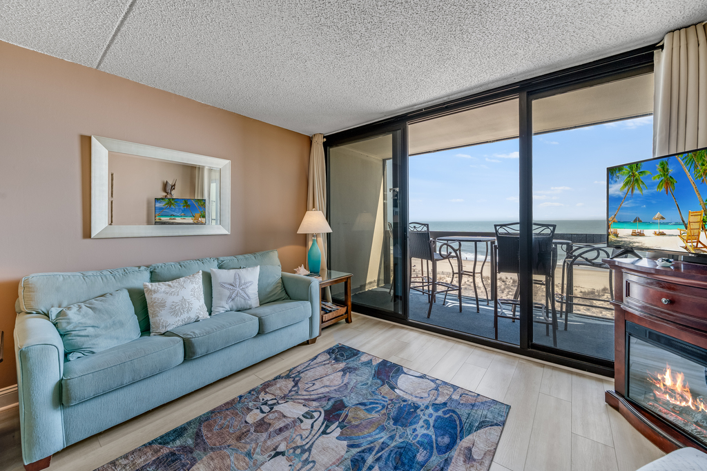 Let all your worries melt away in this Gorgeous Ocean Front Condo!