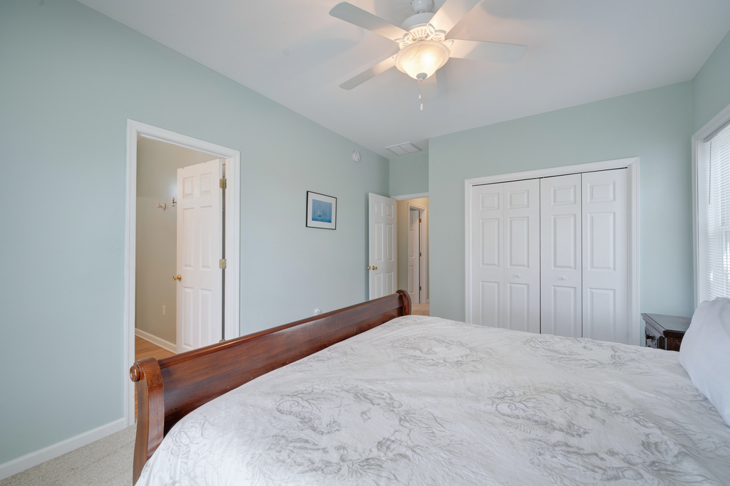 You'll love the convenience of the large closets.