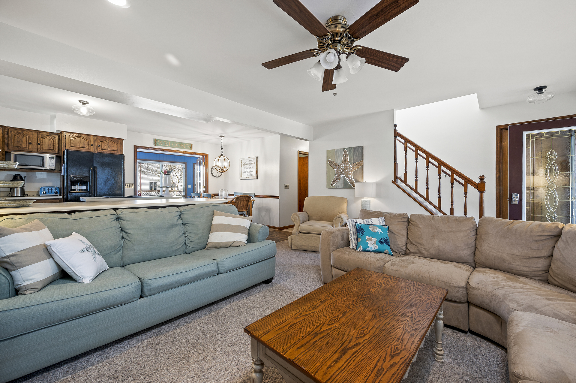 Relax in the comfy Living Area with Free WiFi and Flat Screen TV.