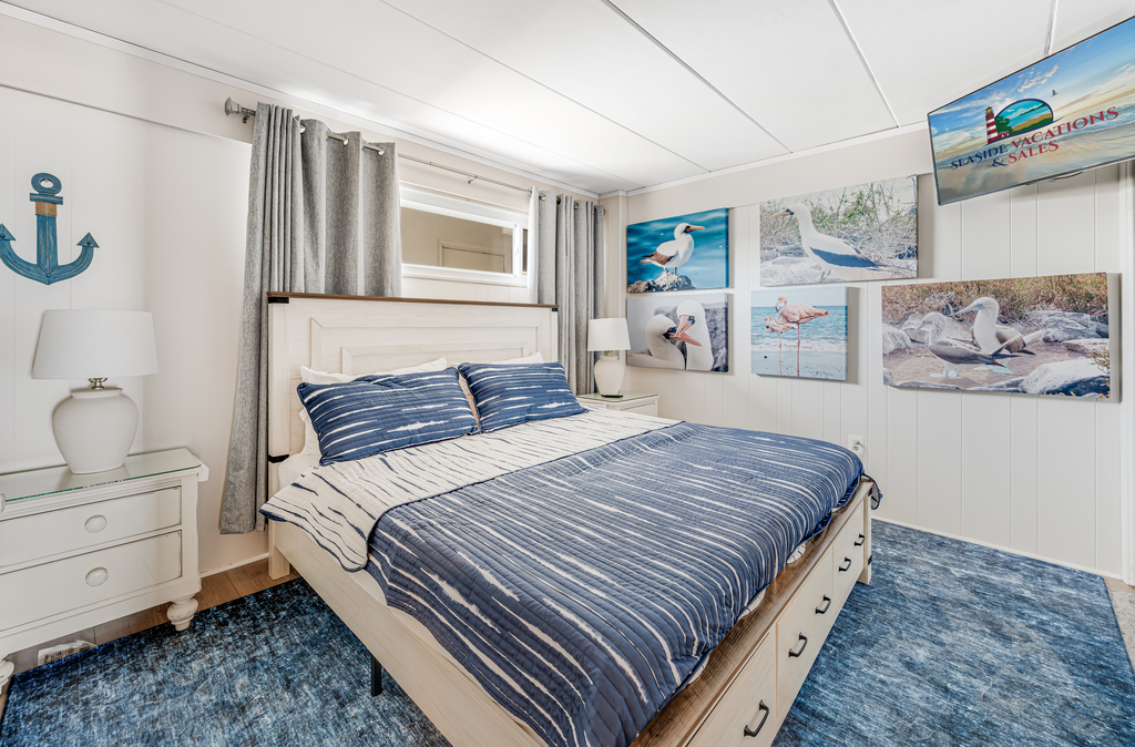 Be well rested on this brand new King sized bed!