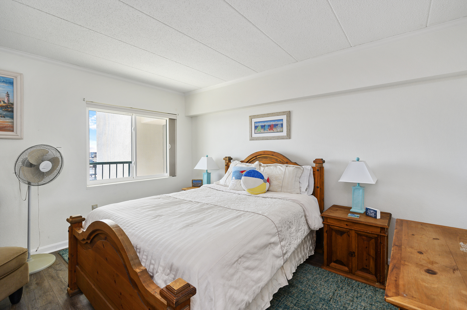 Bedroom 2 is another great space with a Cozy Queen Bed!