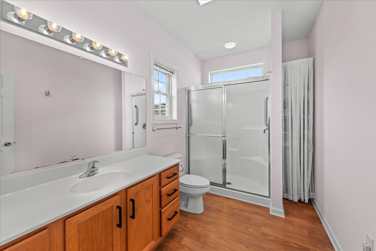 The Spacious Primary Bath is the perfect space to Refresh!