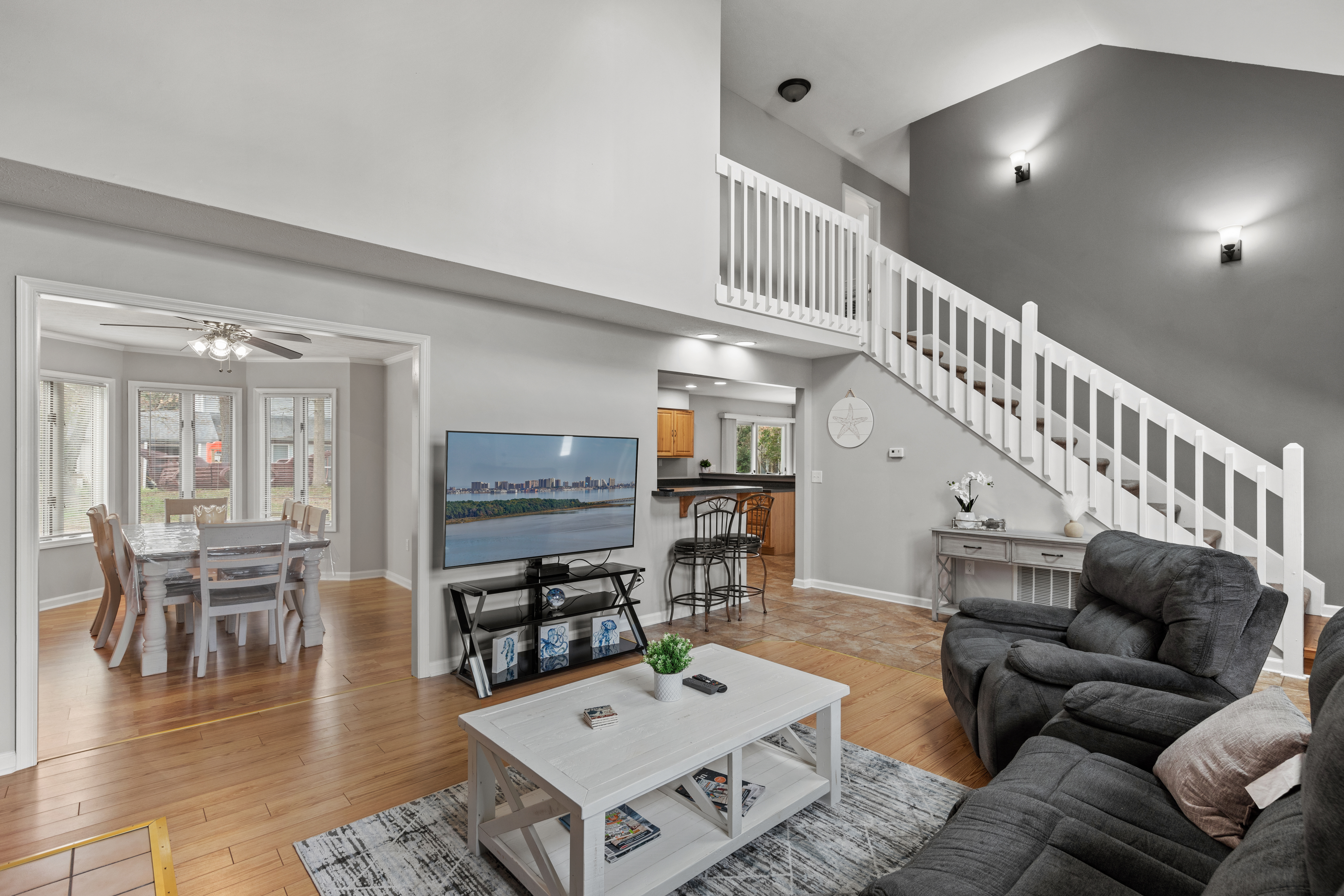 Easy access to the Kitchen to grab all your favorite movie snacks!