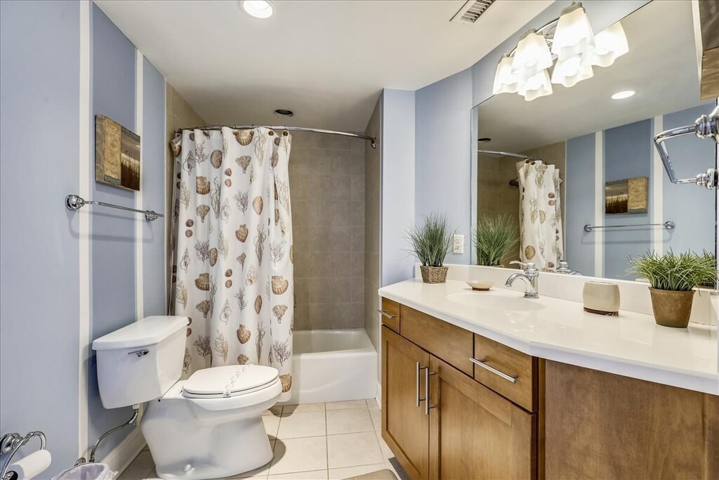 The Hall Bath features a Shower/Tub Combo.