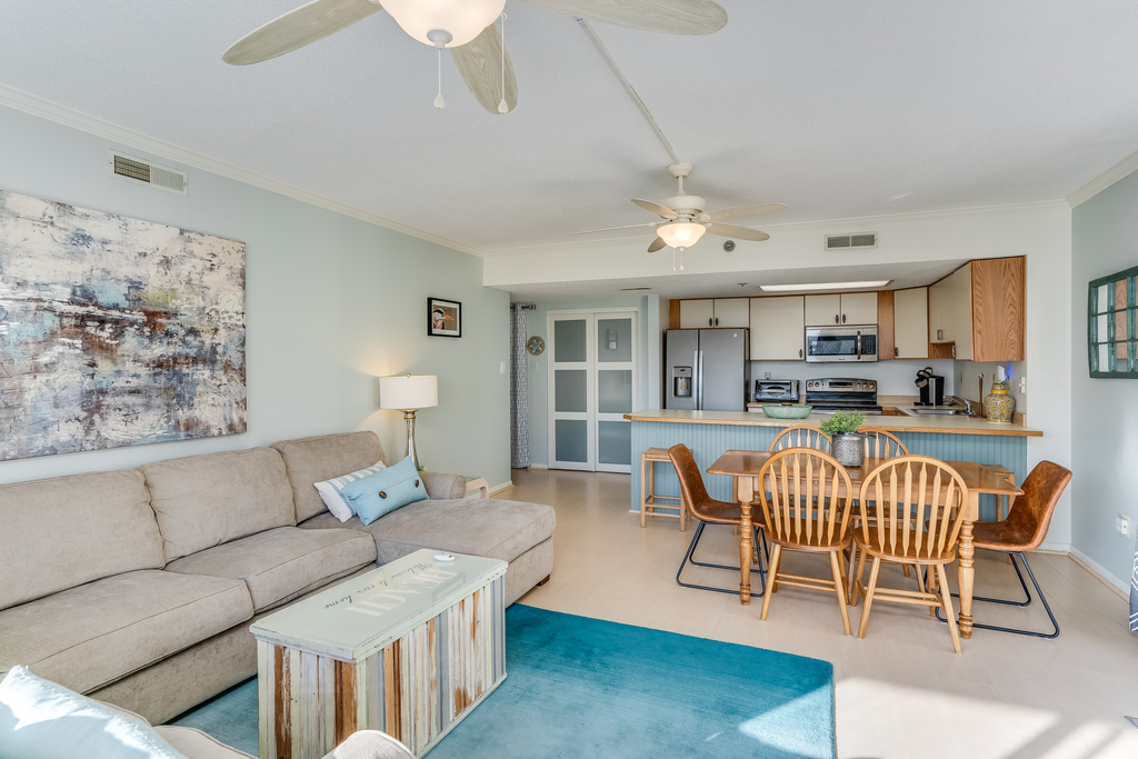 The open living area is so inviting!