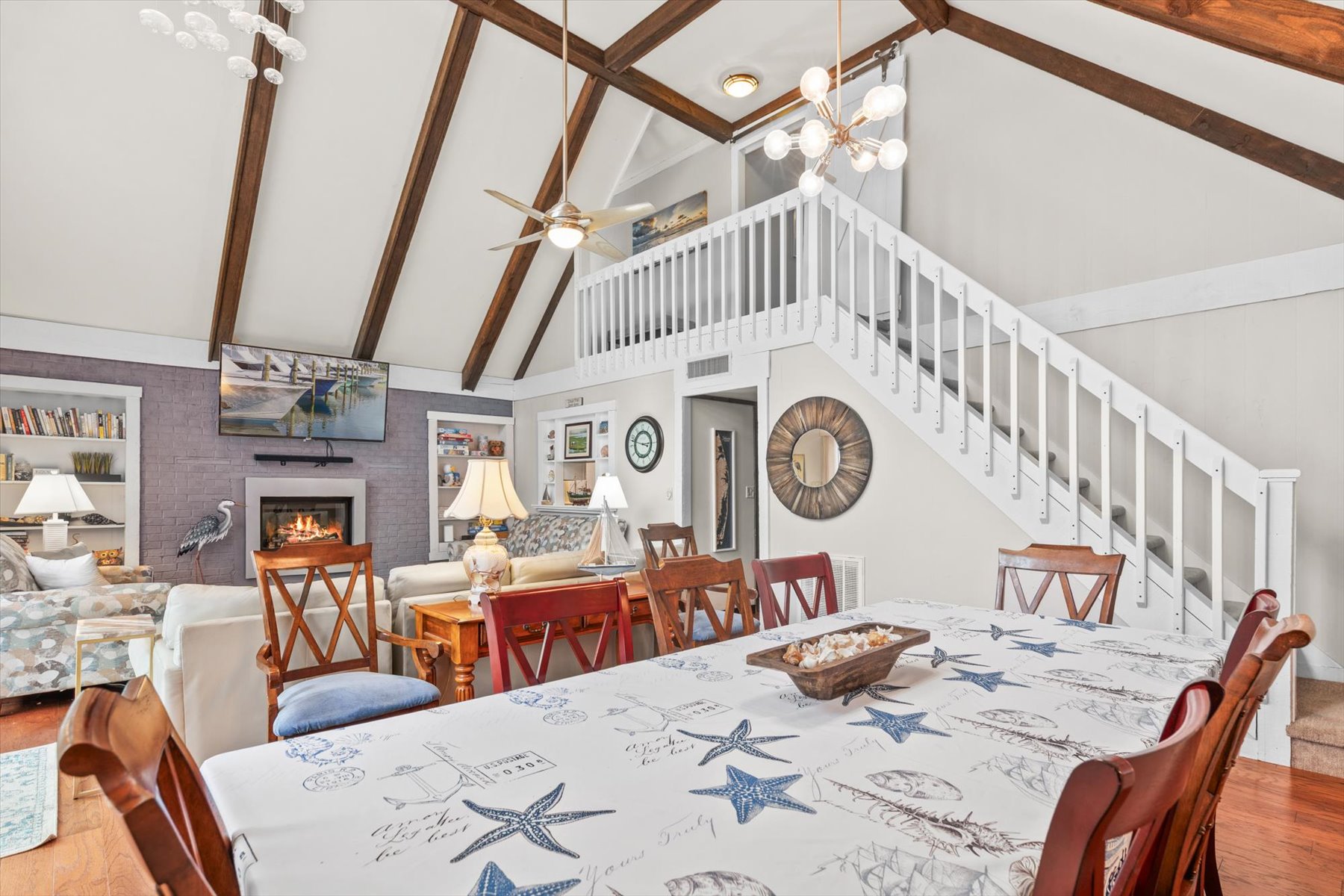 Look up to admire the Impressive Vaulted Ceilings!