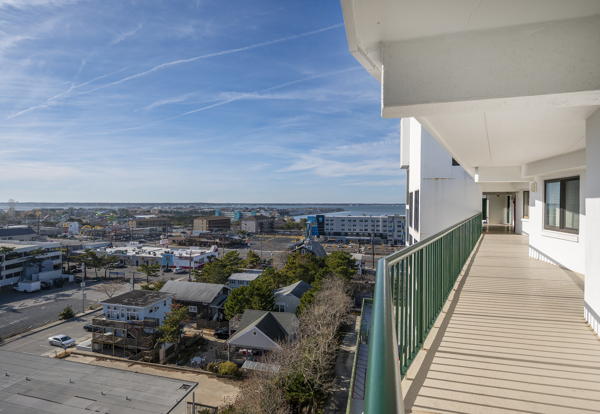 You can see the Bay from the Entrance Walkway
