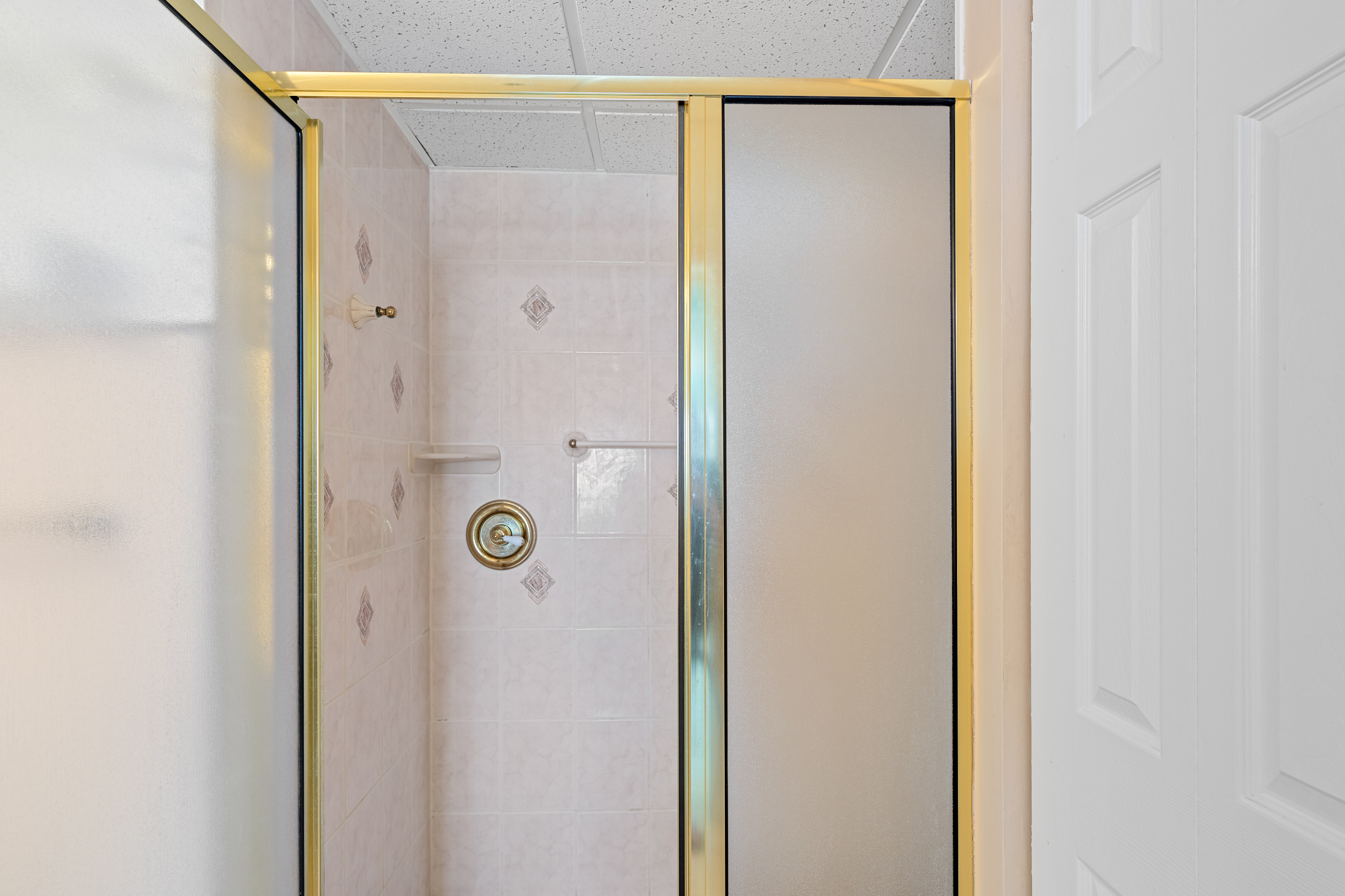 Primary Bath offers a specious walk-in Shower.