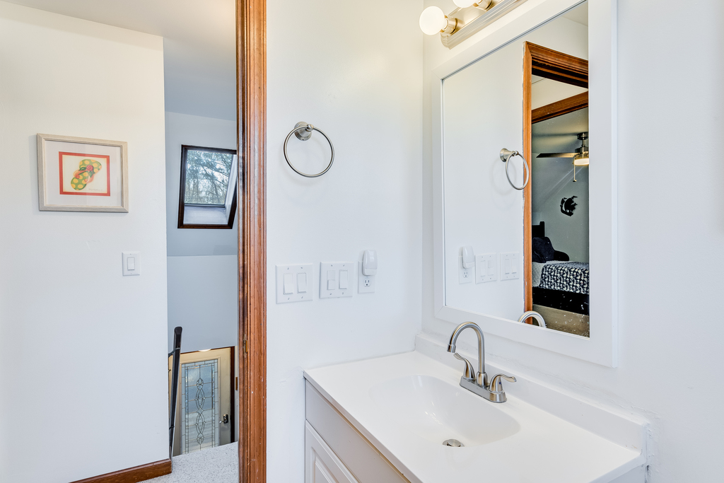 Full Bath 2 is shared between Bedrooms 2 and 3.