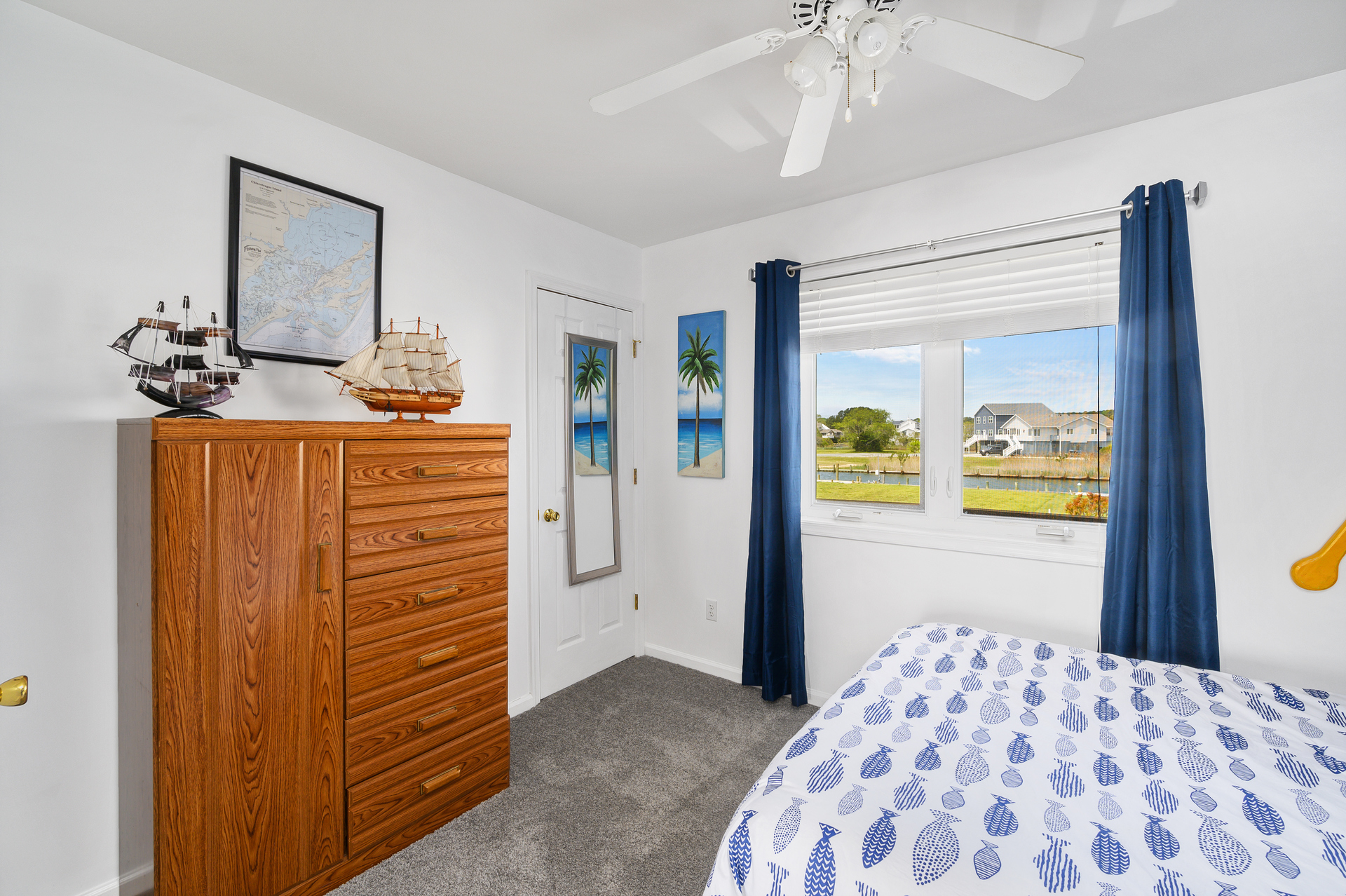 Dressed in Nautical Navy and Crisp Whites.