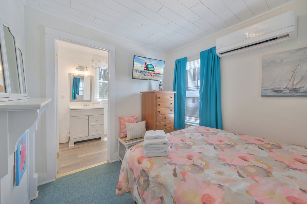 Bedroom 1 has Flat Screen Streaming TV.