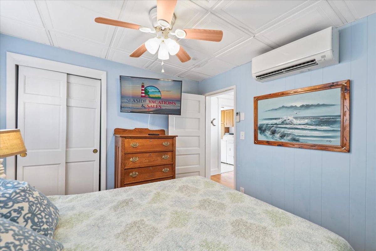 Bedroom 1 has Flat Screen Streaming TV.