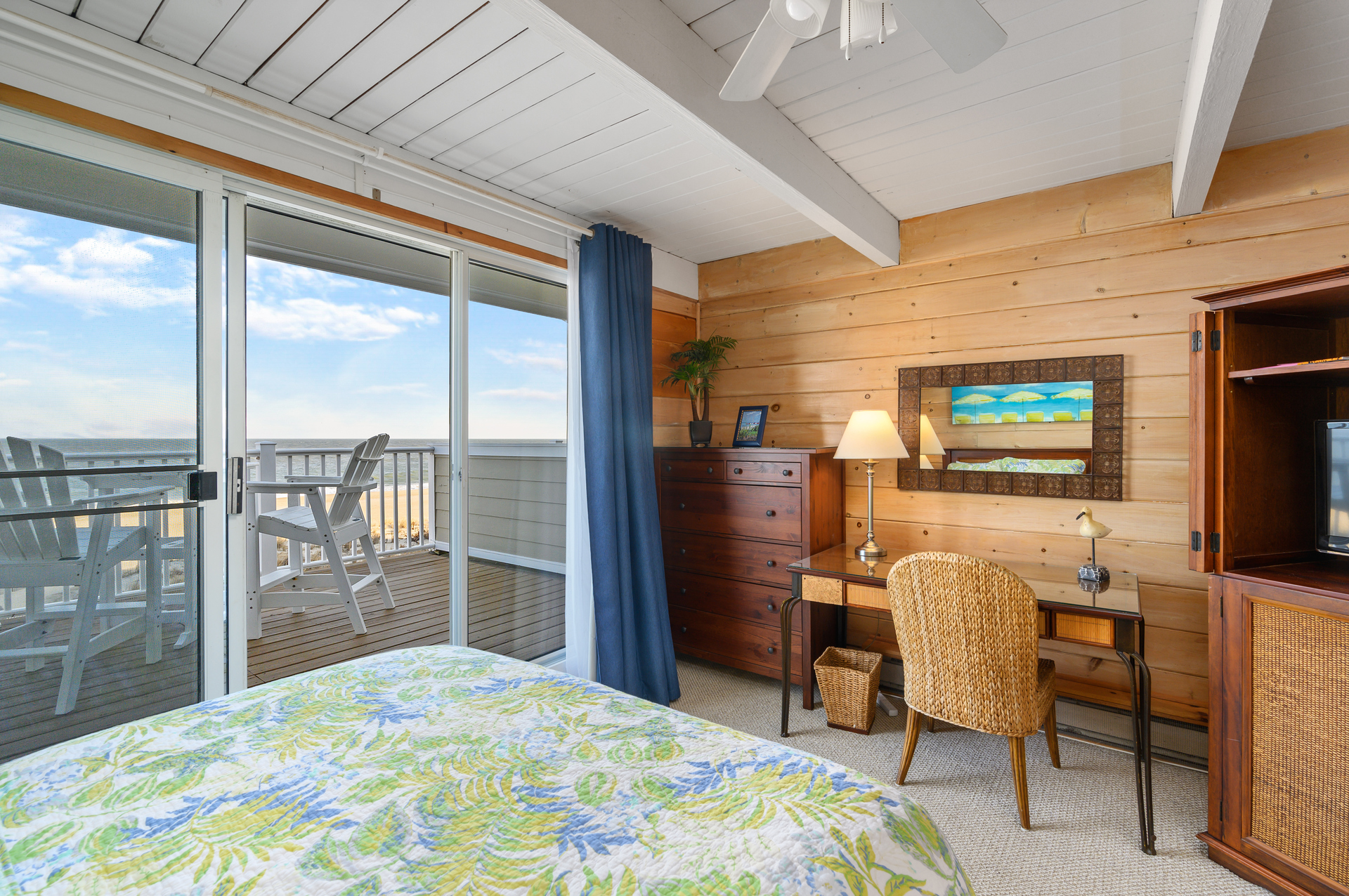 Bedroom 3 has endless views of the Ocean.