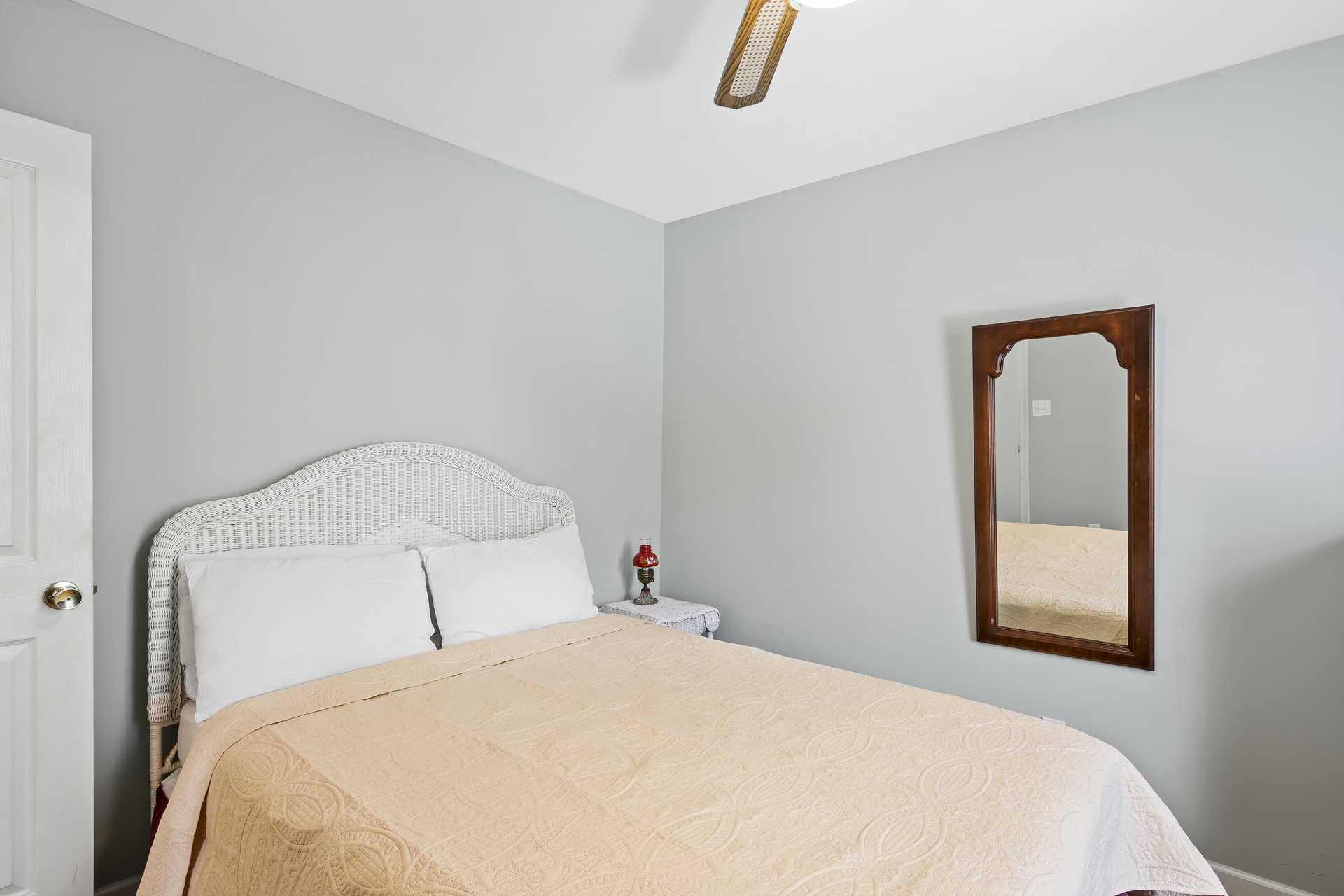 Bedroom 1 is on the 1st Floor and has a Queen Bed.