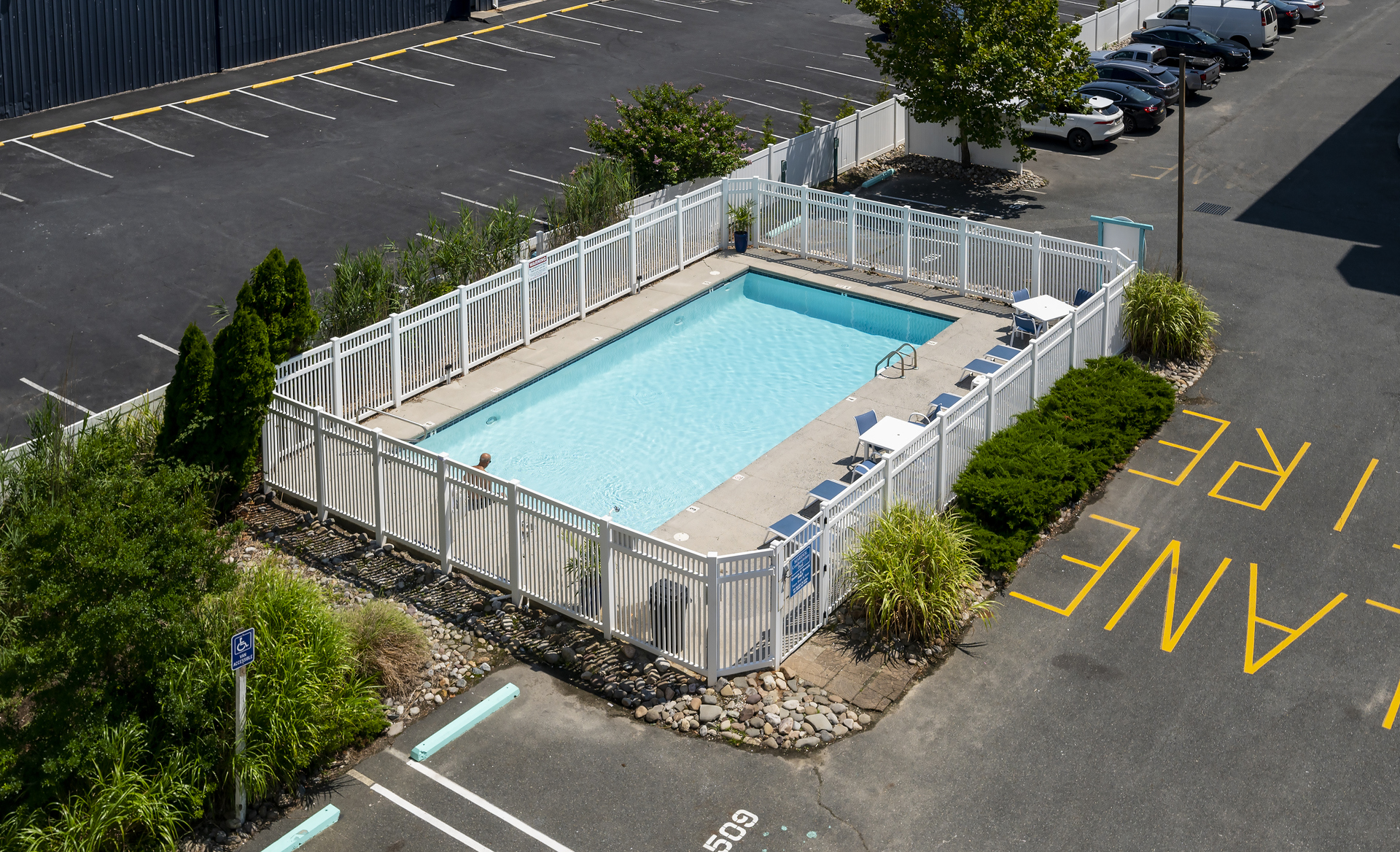 Take a dip in the refreshing Outdoor Pool open seasonally!