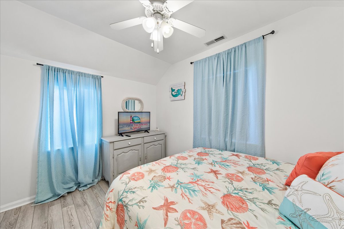 Bedroom 1 has Flat Screen Smart TV.