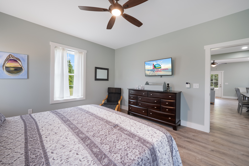 ALL Bedrooms also have Flat Screen Smart TVs!