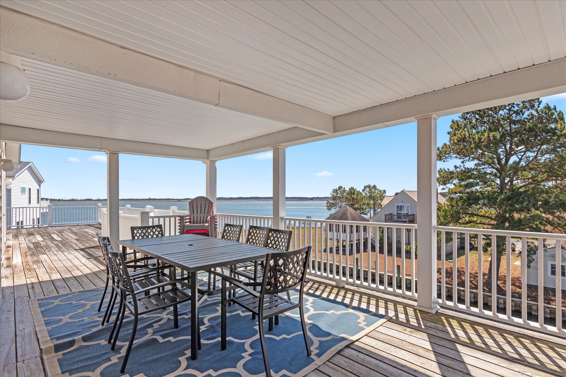 Or, you can dine Al-Fresco at the water's edge!