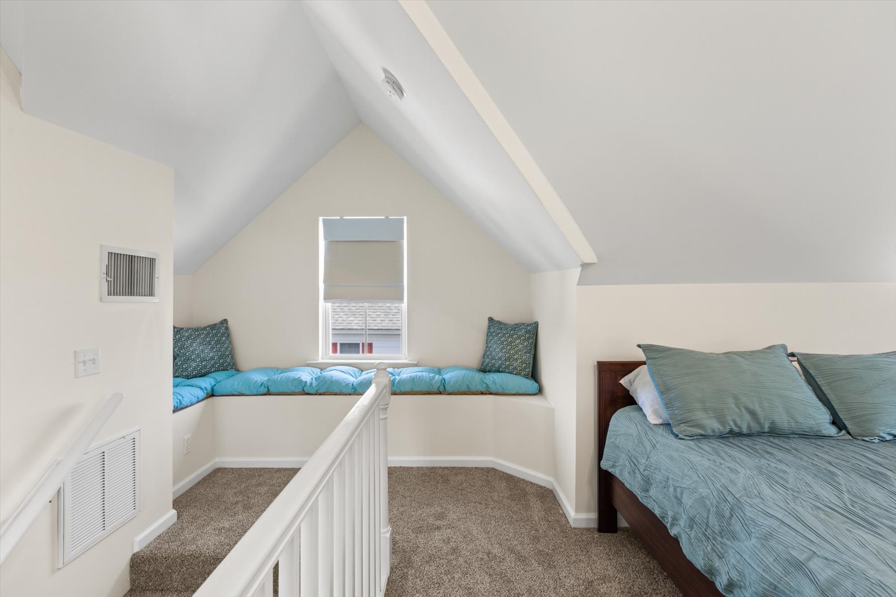 Wandering up to the next level, you'll find Bedroom 3.