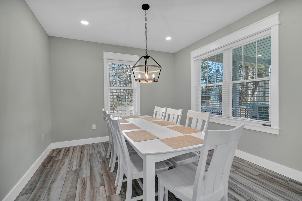 Beachy Flooring reminiscent of a stroll on a weathered boardwalk.