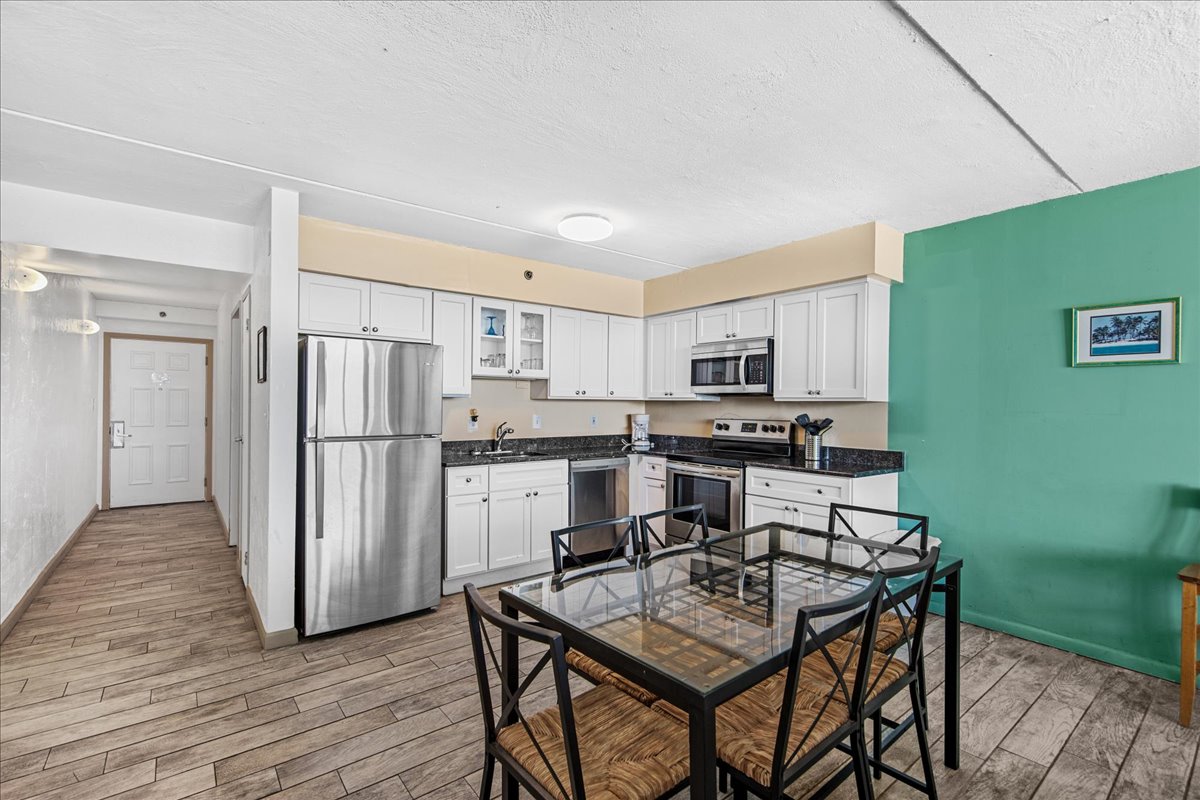 The Bright, White & Open Kitchen is sure to be a Chef's Dream!