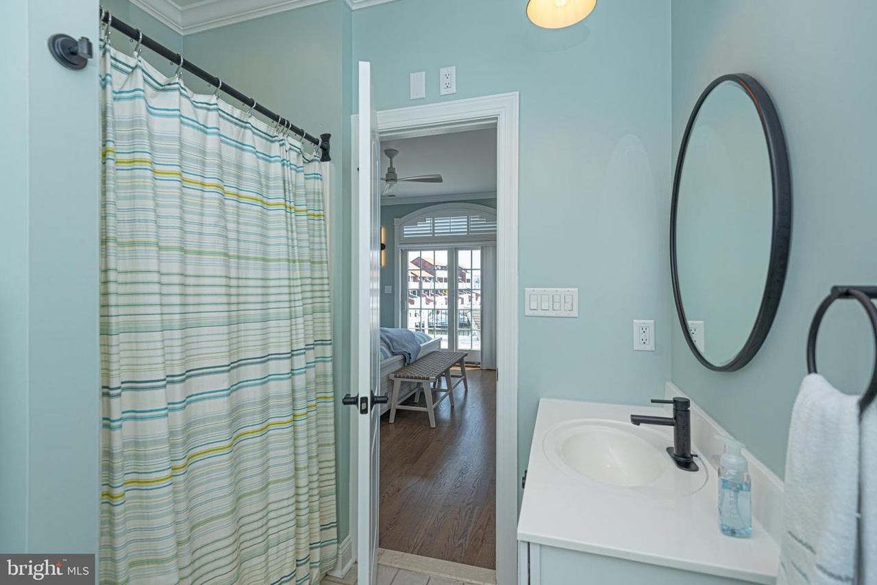This Full Bath offers a Walk In Shower and Soaking Tub.
