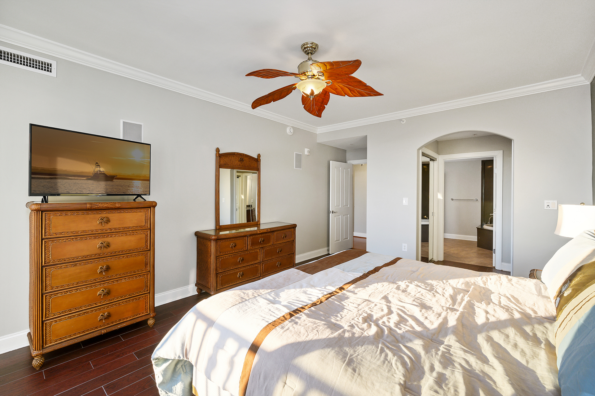 Beautiful lighting and Fixtures throughout Bedroom 1.
