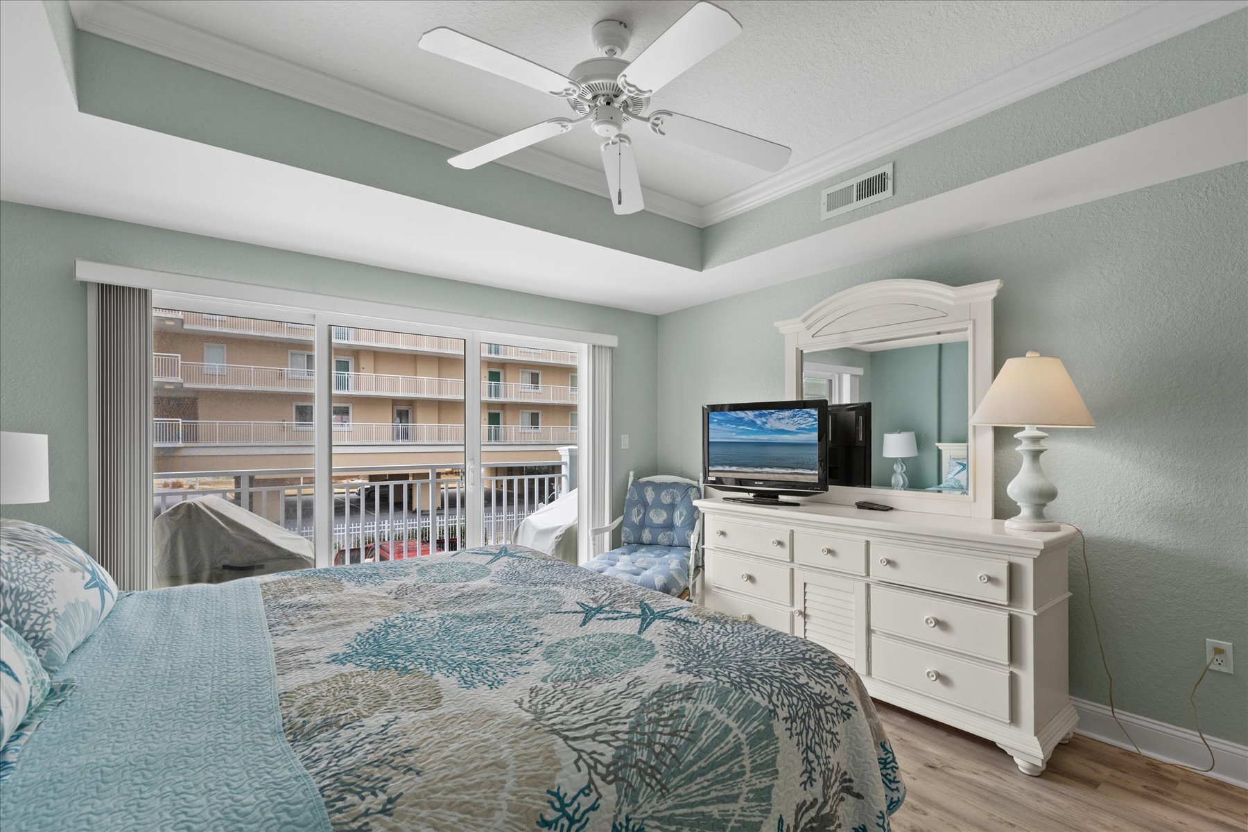 This Bedroom provides a Quiet and Peaceful Space to Unwind.