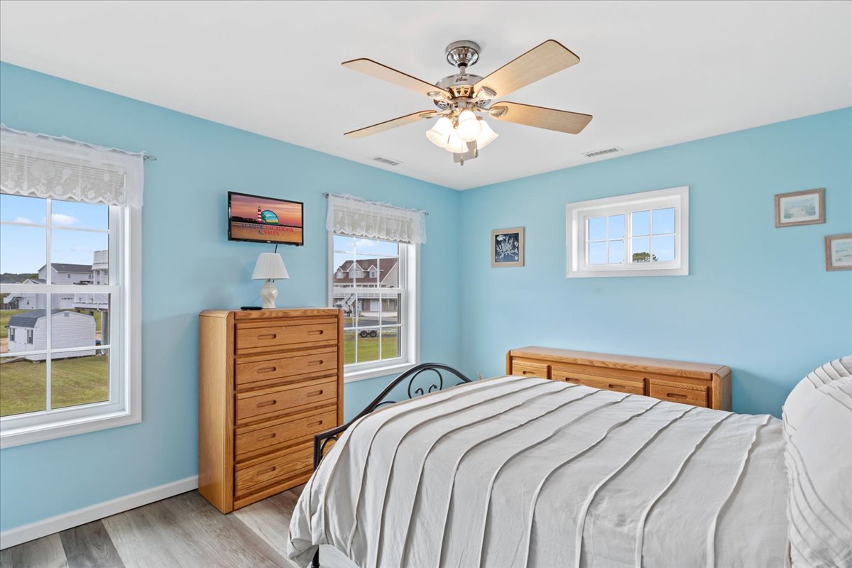 Flat Screen Streaming TV in Bedroom 2.