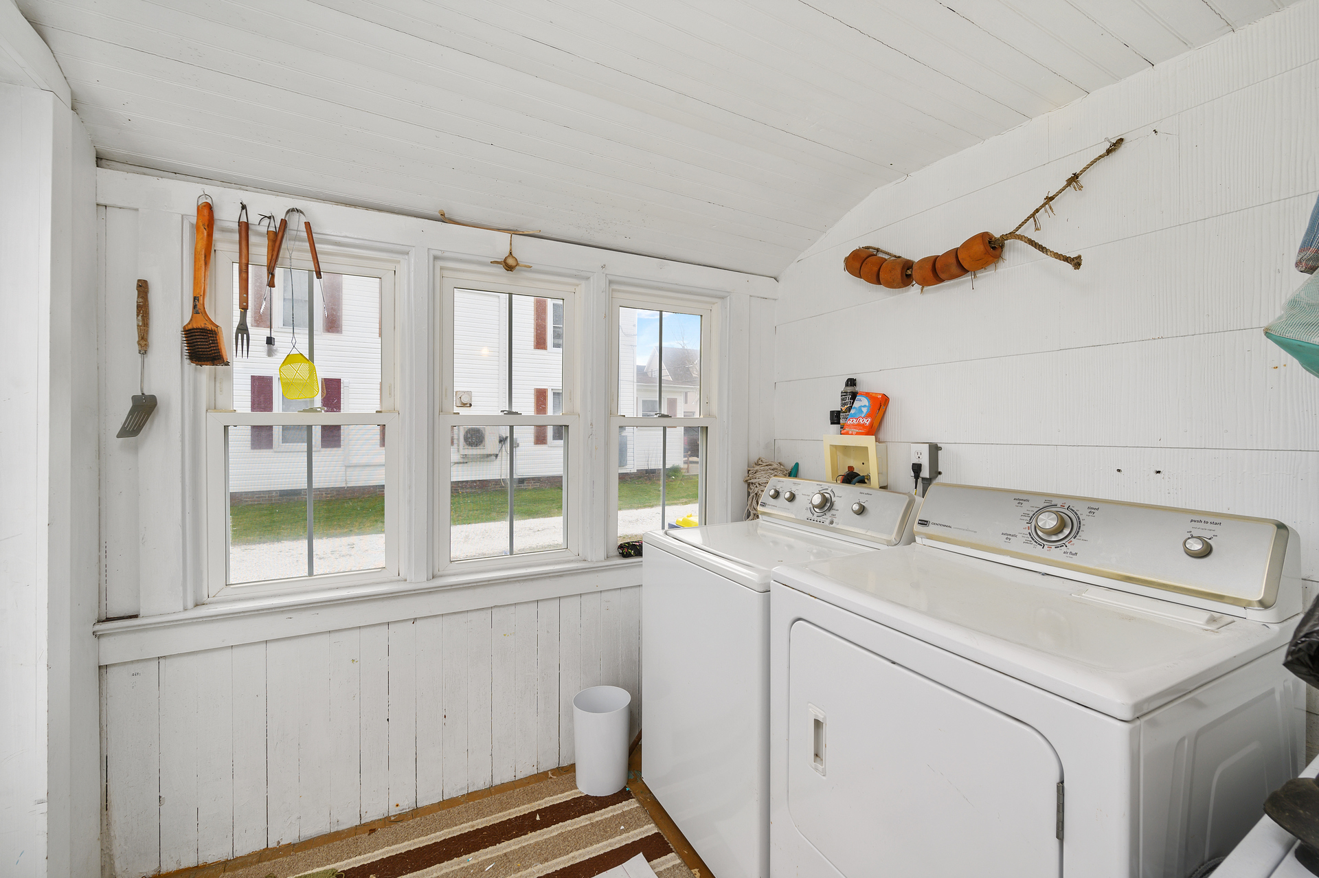 Full Size Washer and Dryer for your convenience.