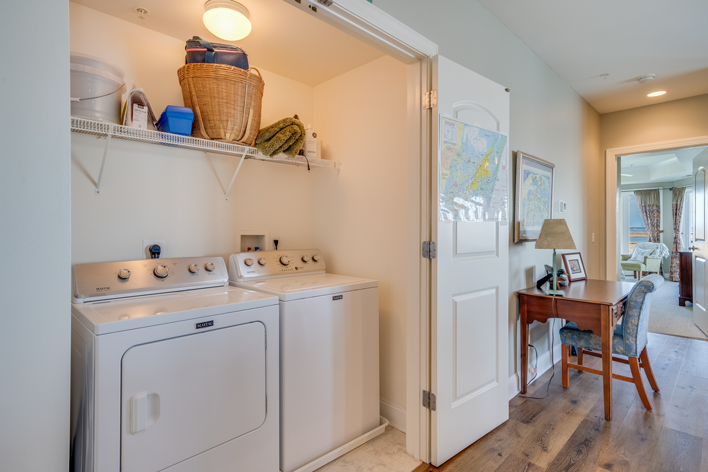 Full Size Washer and Dryer for your convenience.