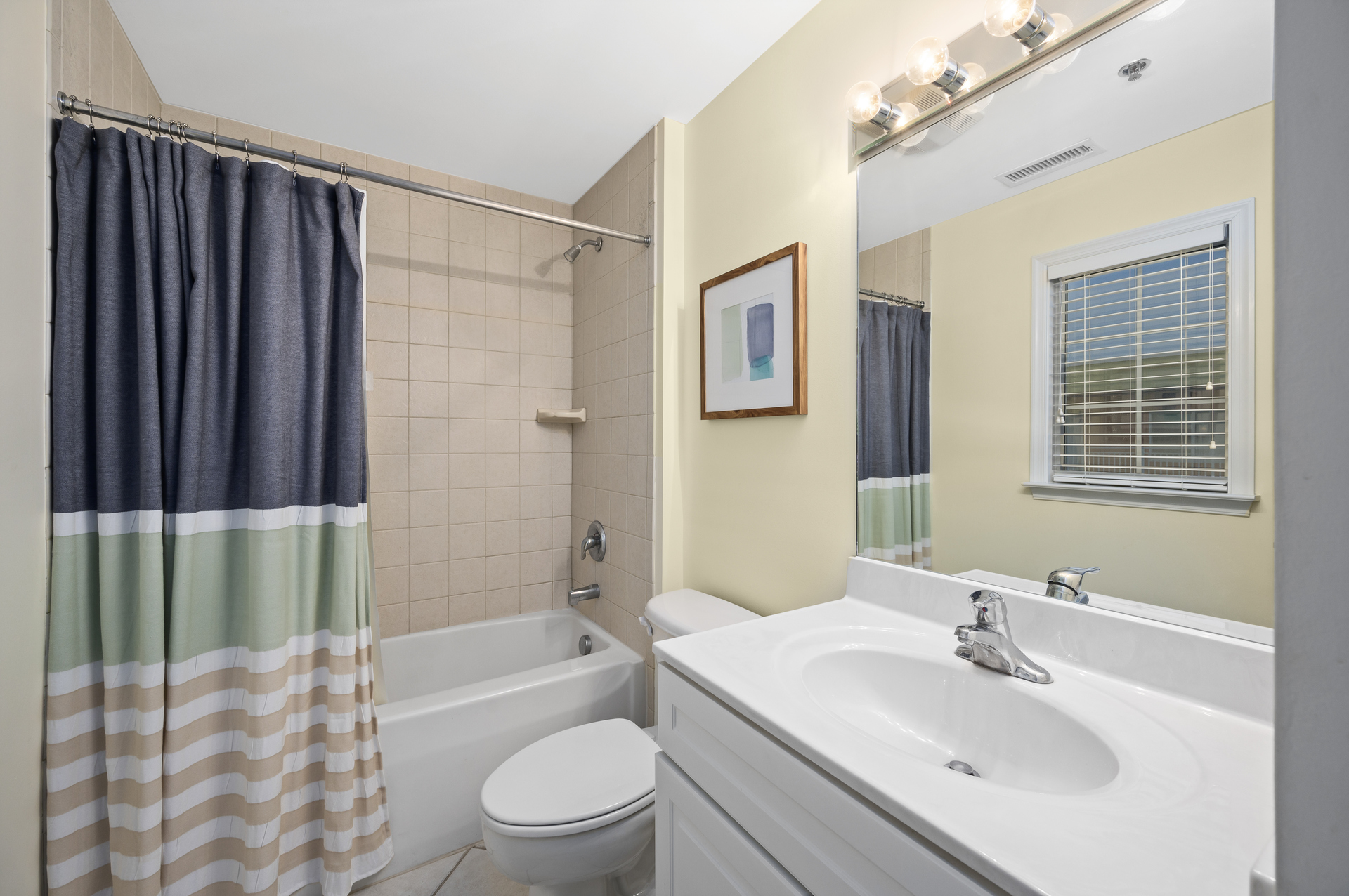 Full Bath 2 is convenient to the Living Area and Bedrooms.