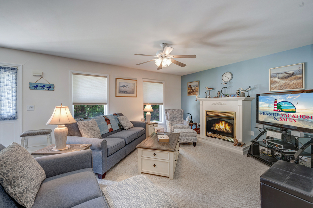 Relax and enjoy Free WiFi and Flat Screen Smart TV after a fun-filled day at the Beach.