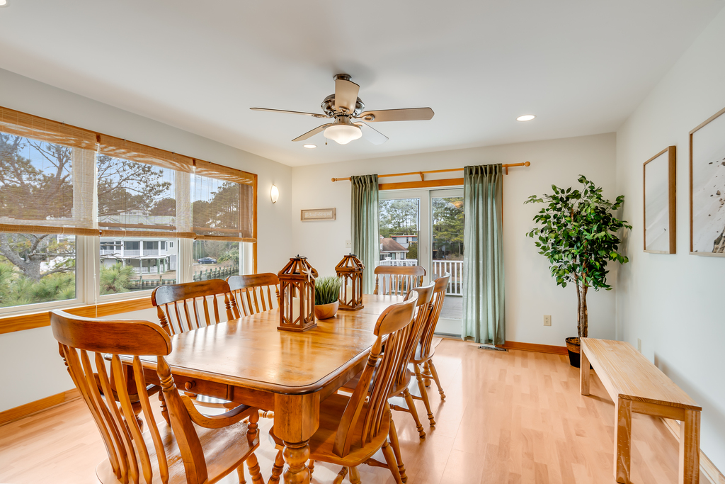 Dine in the comfort of Central AC with lovely Water Views....