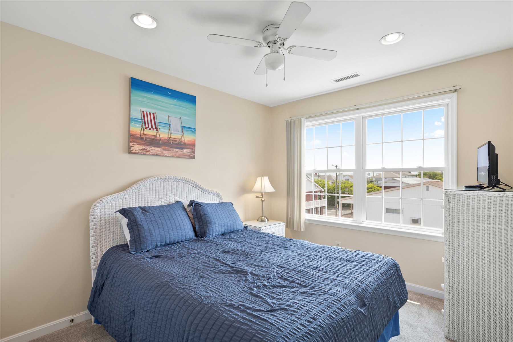 Bedroom 3 on 3rd Floor with Queen Bed