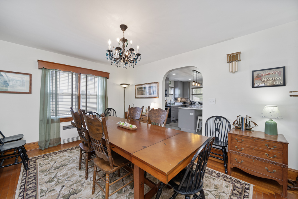 Dine in the comfort of Central AC in the spacious Dining Area...