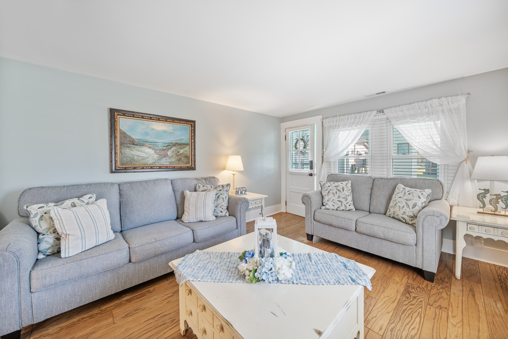 Beautifully Updated with a Coastal Shabby Chic Flair.