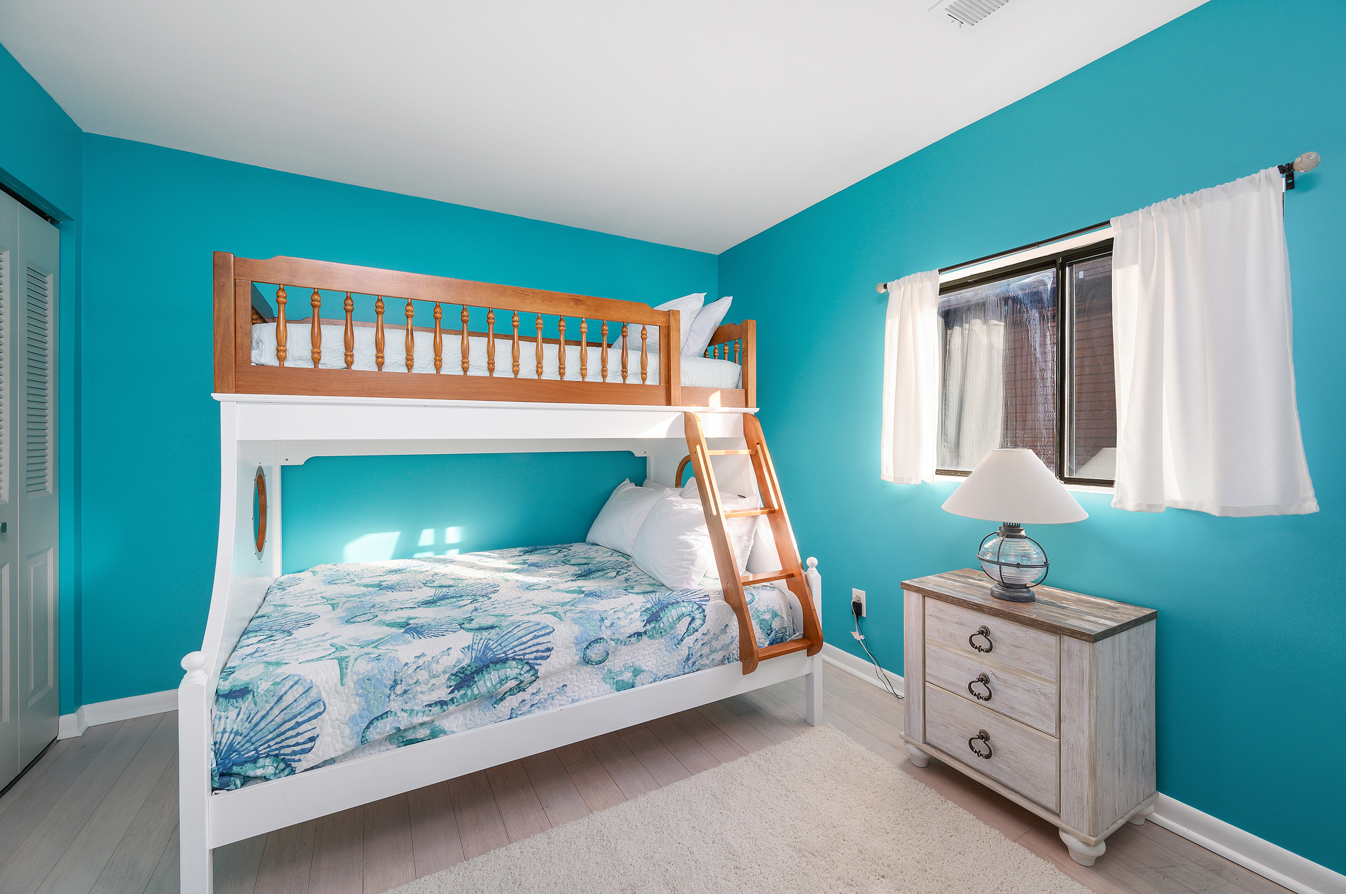 Bedroom 3, on the 2nd level, is perfect for the kids!