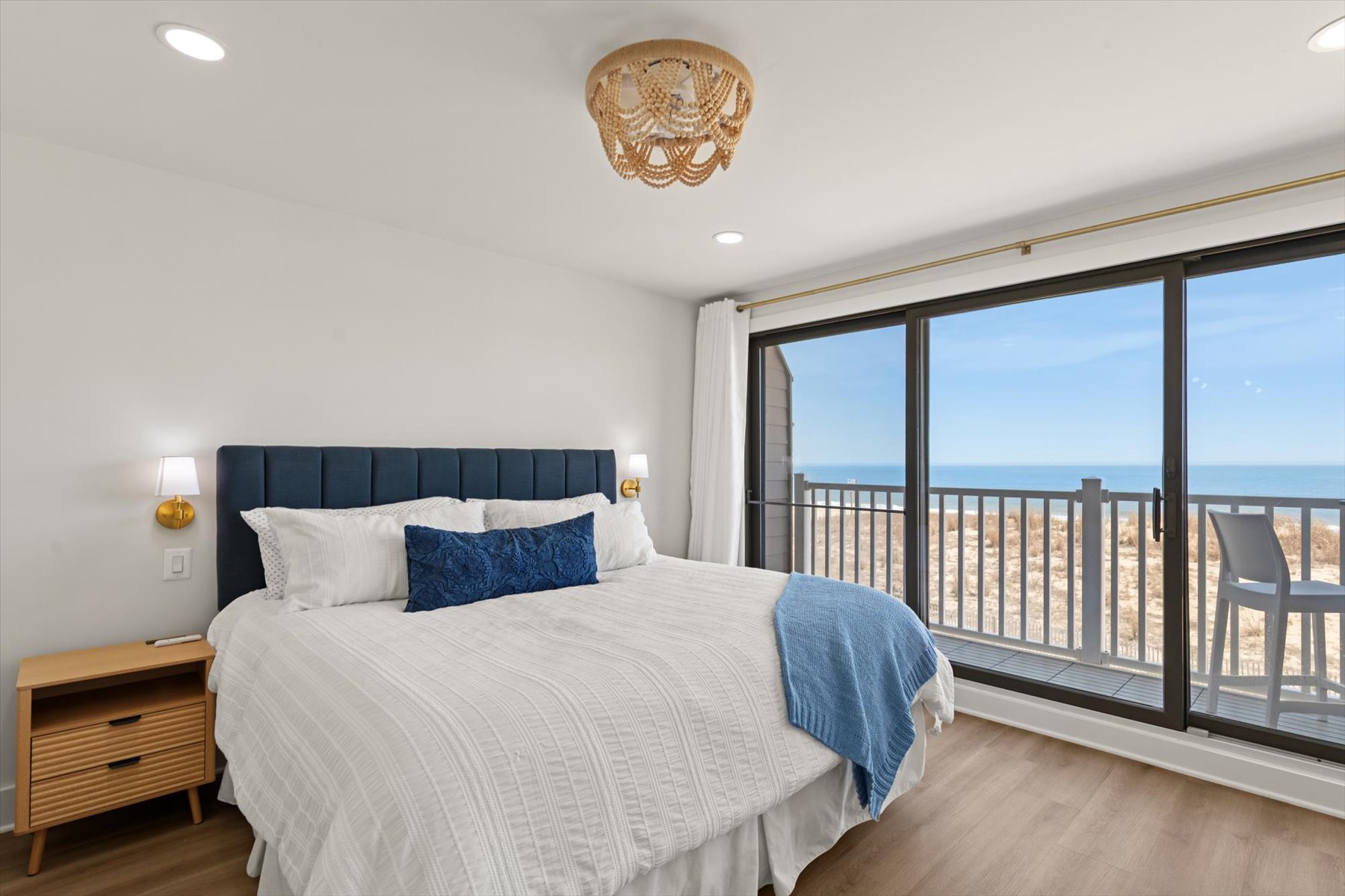 Luxurious Primary Bedroom on 3rd floor with plush King Bed