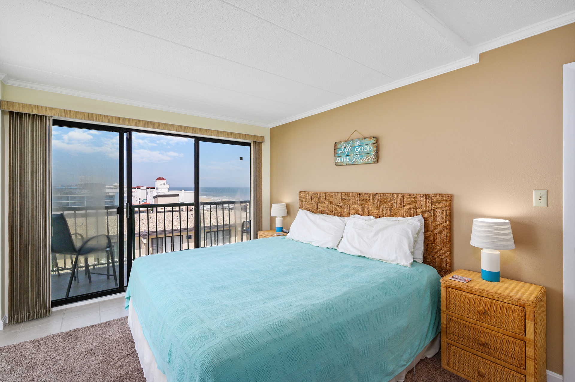 Bedroom 1 has a cozy King bed!