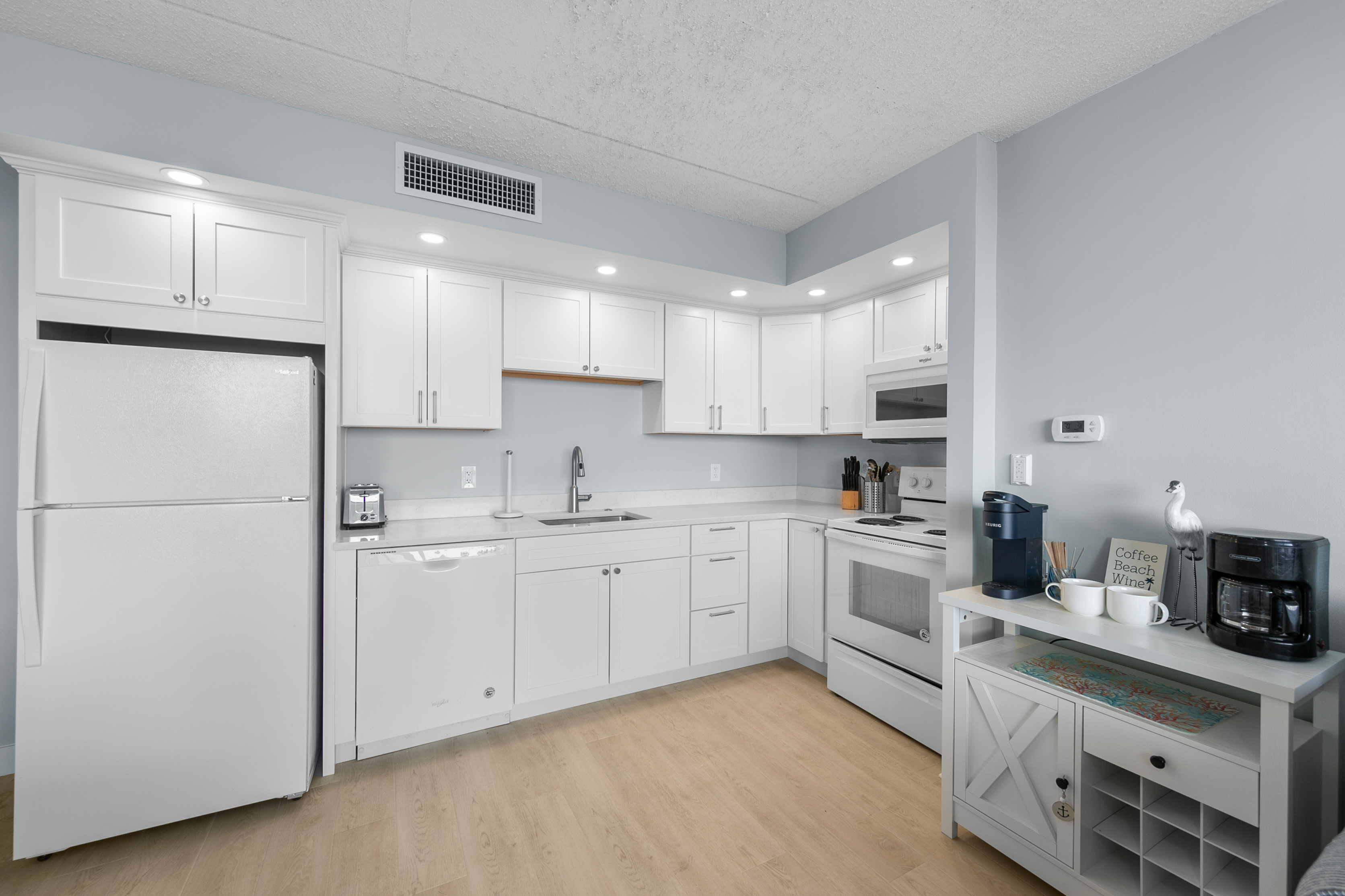 You'll be sure to fall in love with the Beautiful Open Kitchen!