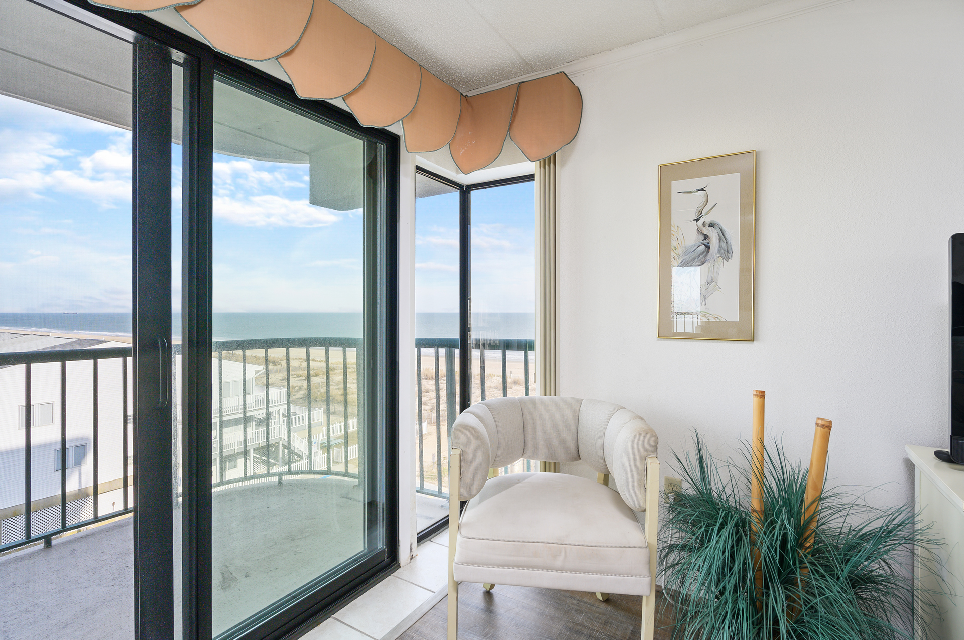Gorgeous Ocean views right from the living room!