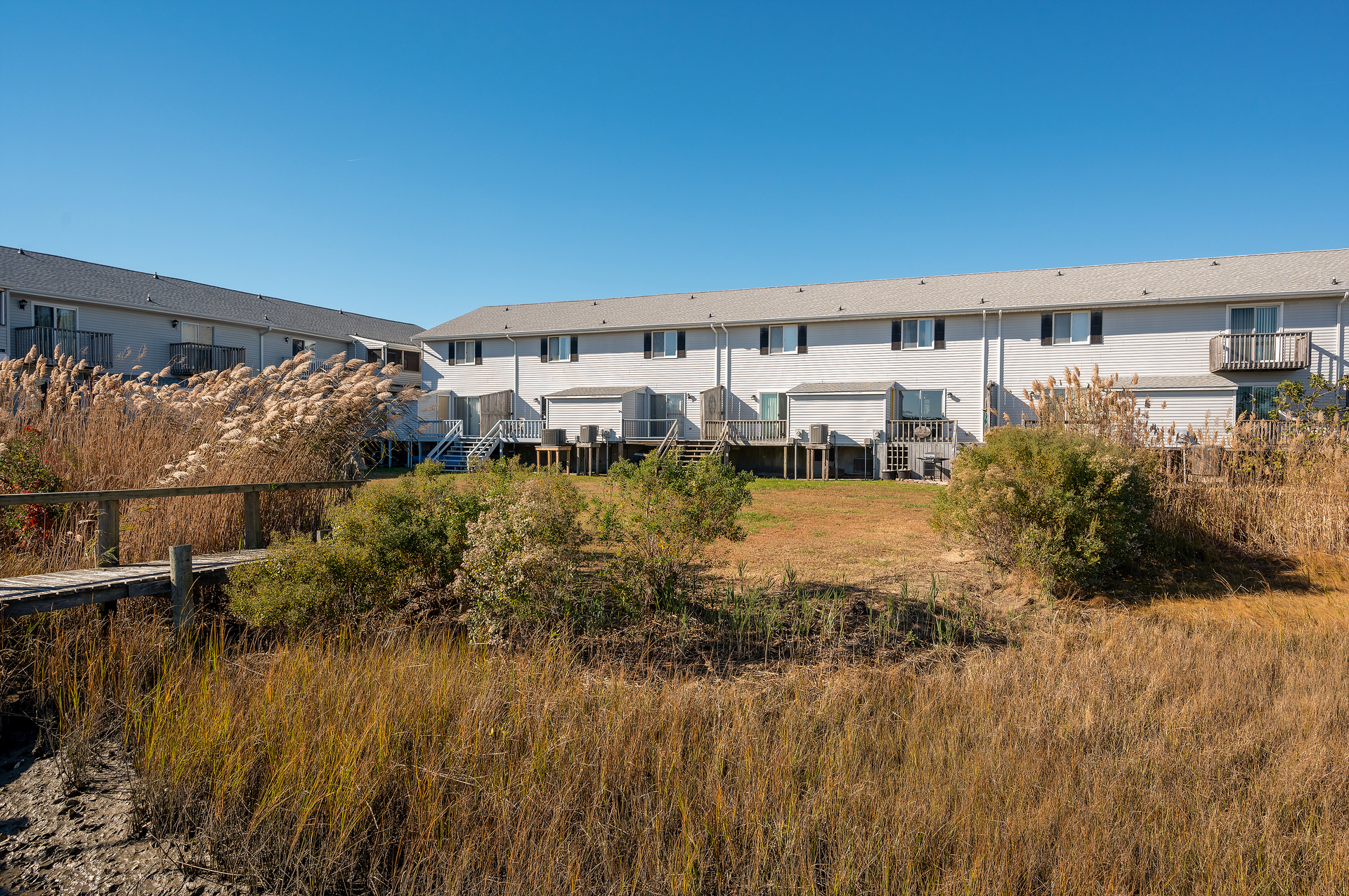 Looking from Community Pier towards the house.