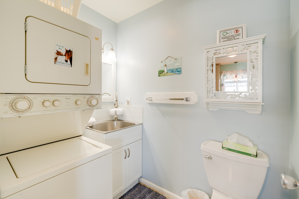 Half Bath and Laundry on 1st Level.