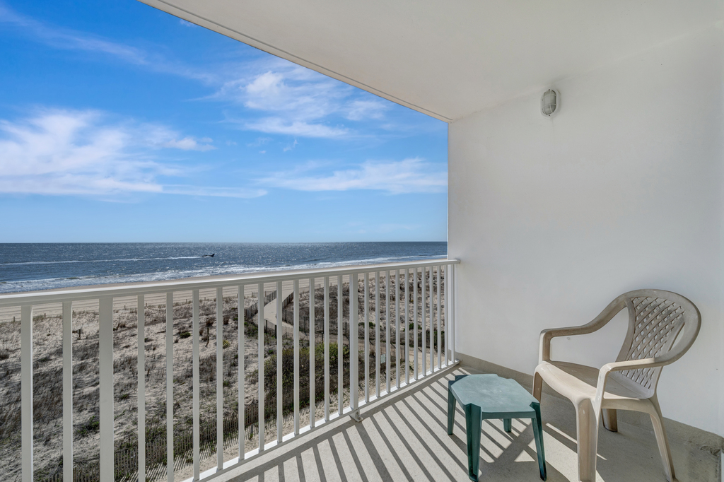 Breathe in the salty air and take in the stunning ocean views from your private balcony!