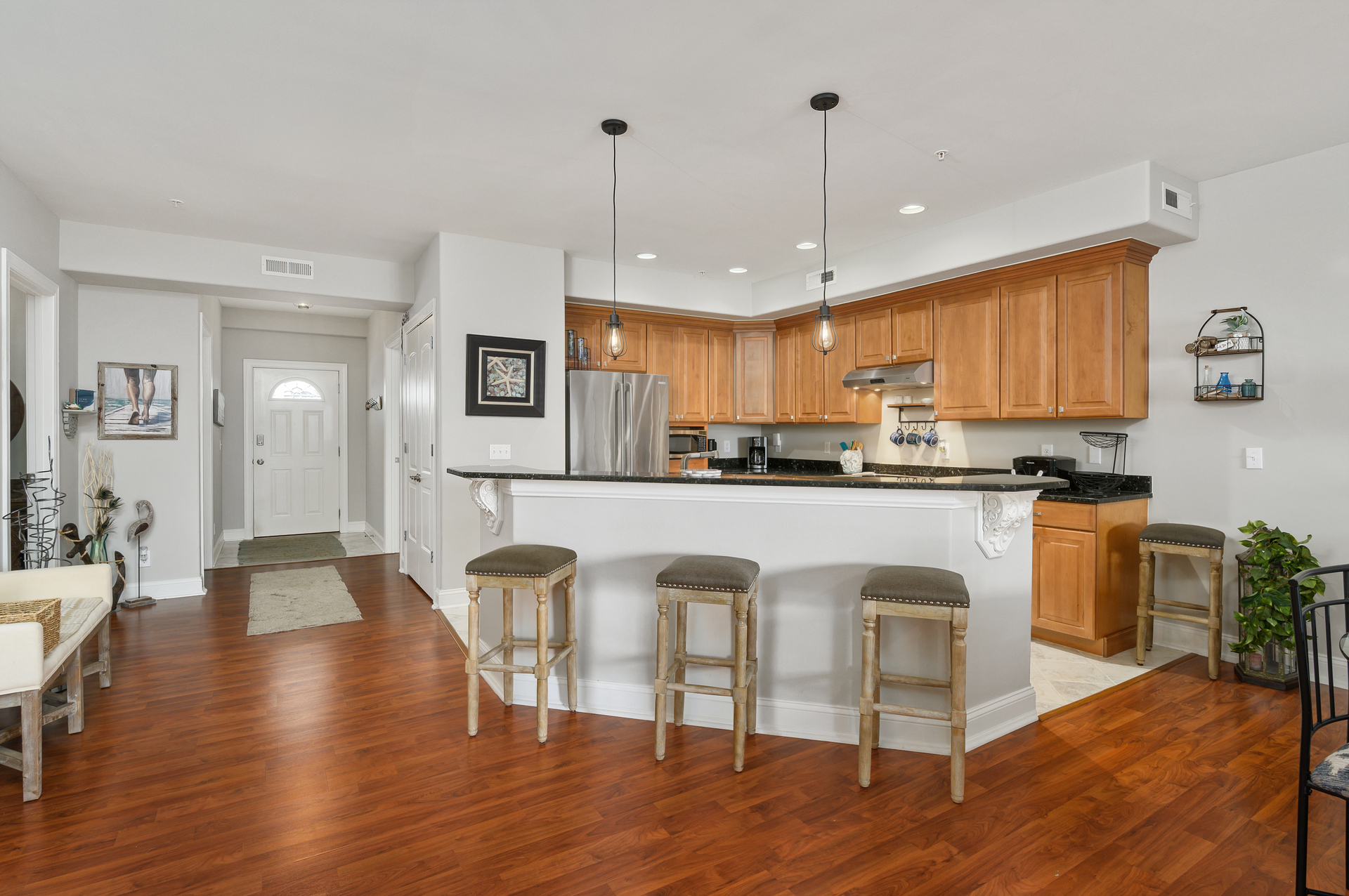 Grab a quick bite at the Breakfast Bar before hitting the Beach.