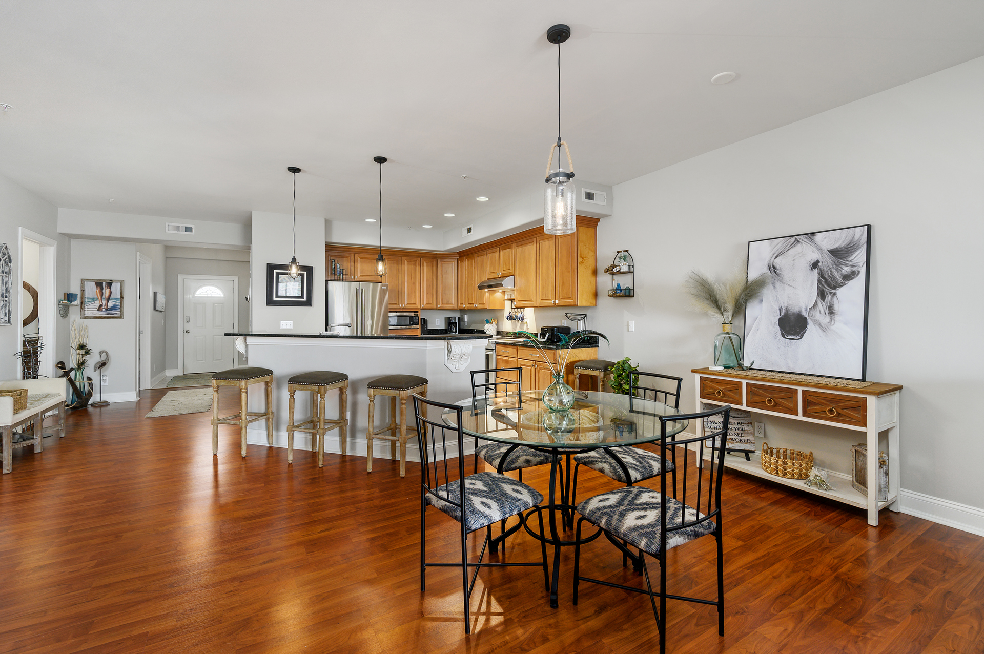 Dine in the comfort of Central AC.