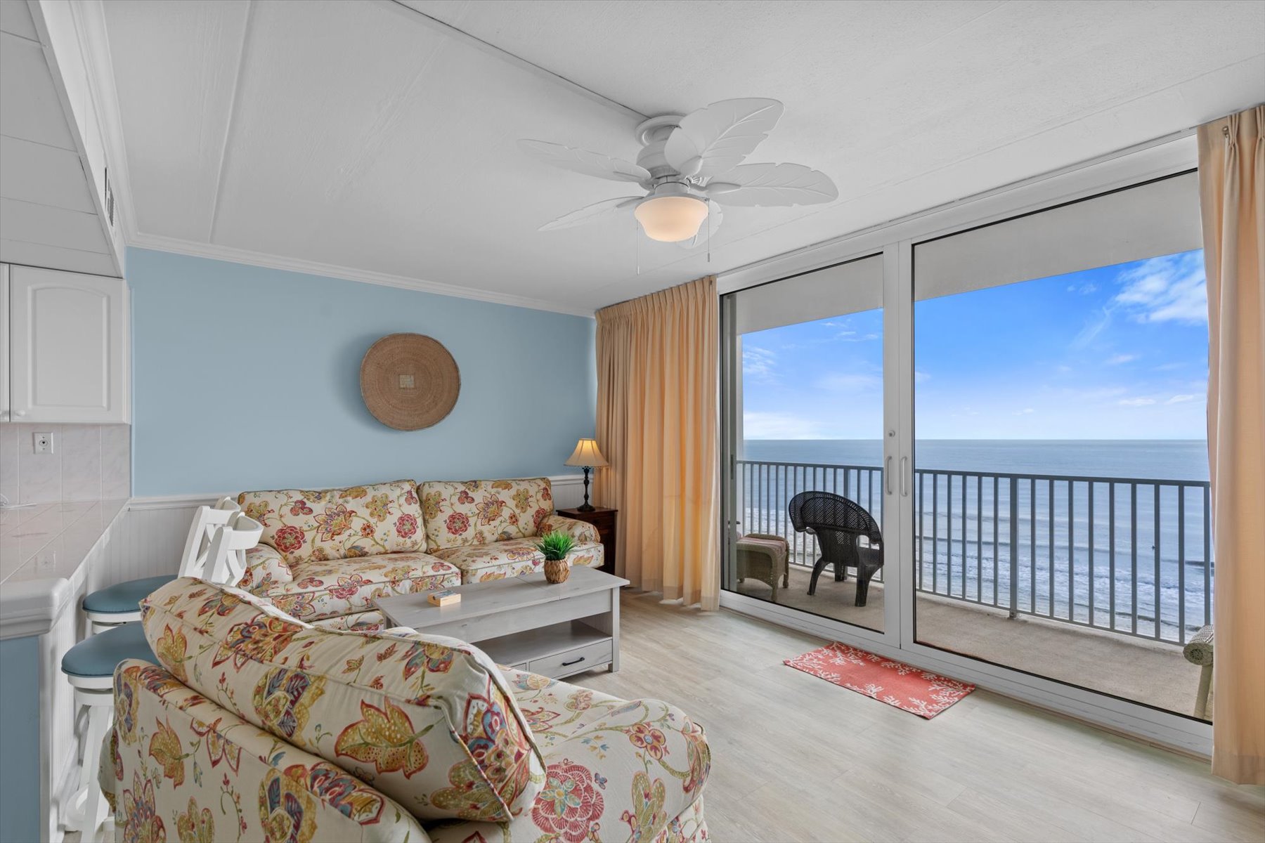 Enjoy a movie night or just enjoy the Ocean Views right from your living room.